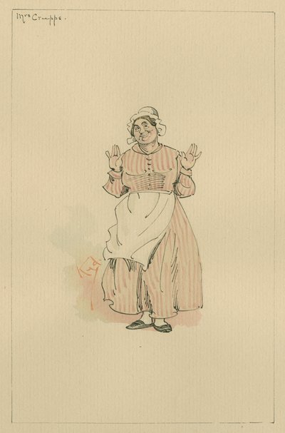 Mrs Crupps, c.1920s by Joseph Clayton Clarke